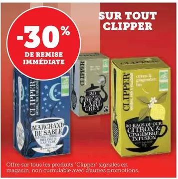 Clipper  offre sur Super U