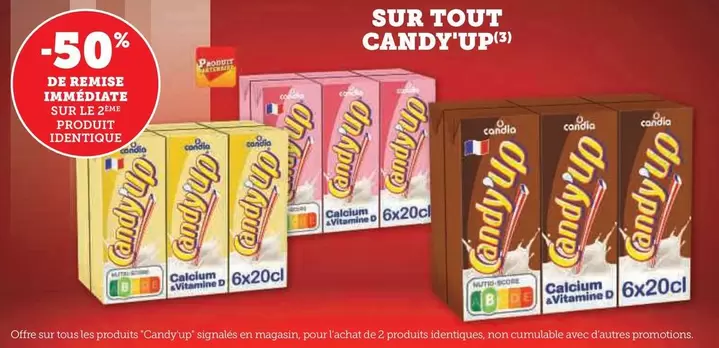 Candia - Sur Tout Candy'Up offre sur Super U