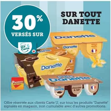 Danone - Sur Tout Danette offre sur Super U