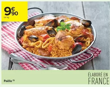 Paëlla offre à 9,9€ sur Carrefour Contact