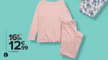 Pyjama Femme offre à 12,99€ sur Carrefour Contact