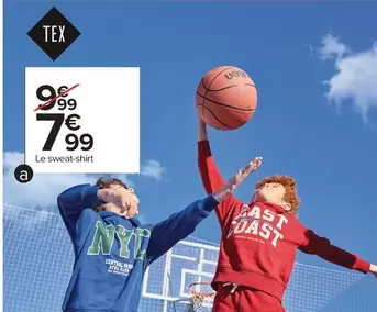 Tex - Sweat-shirt Bebe offre à 7,99€ sur Carrefour Contact