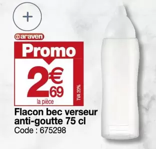 Araven - Flacon Sec Verseur Anti-goutte offre à 2,69€ sur Promocash