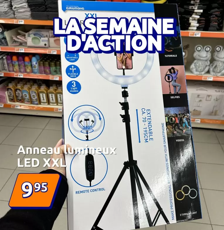 Anneau Lumineux Led Xxl offre à 9,95€ sur Action