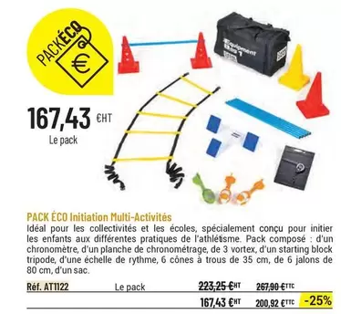 Pack Eco Intation Multi-Activités offre à 167,43€ sur Casal Sport