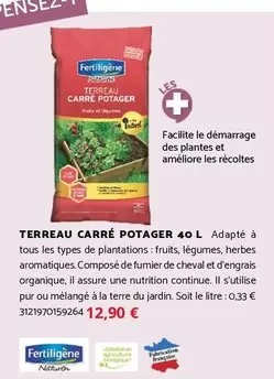 TOUS - Terreau Carré Potager 40 L offre à 12,9€ sur Bricomarché