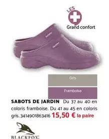 Sabots De Jardin offre à 15,5€ sur Bricomarché