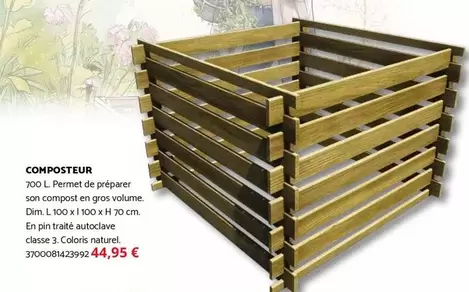 Dim - Composteur offre à 44,95€ sur Bricomarché