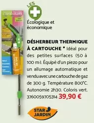 Désherbeur Thermique À Cartouche offre à 39,9€ sur Bricomarché