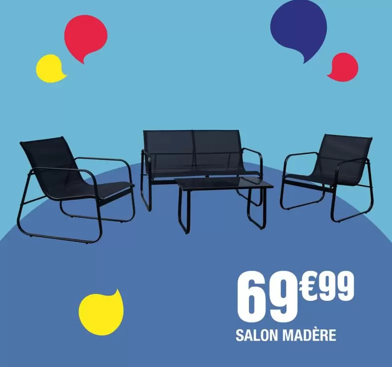 Salon Madère offre à 69,99€ sur La Foir'Fouille