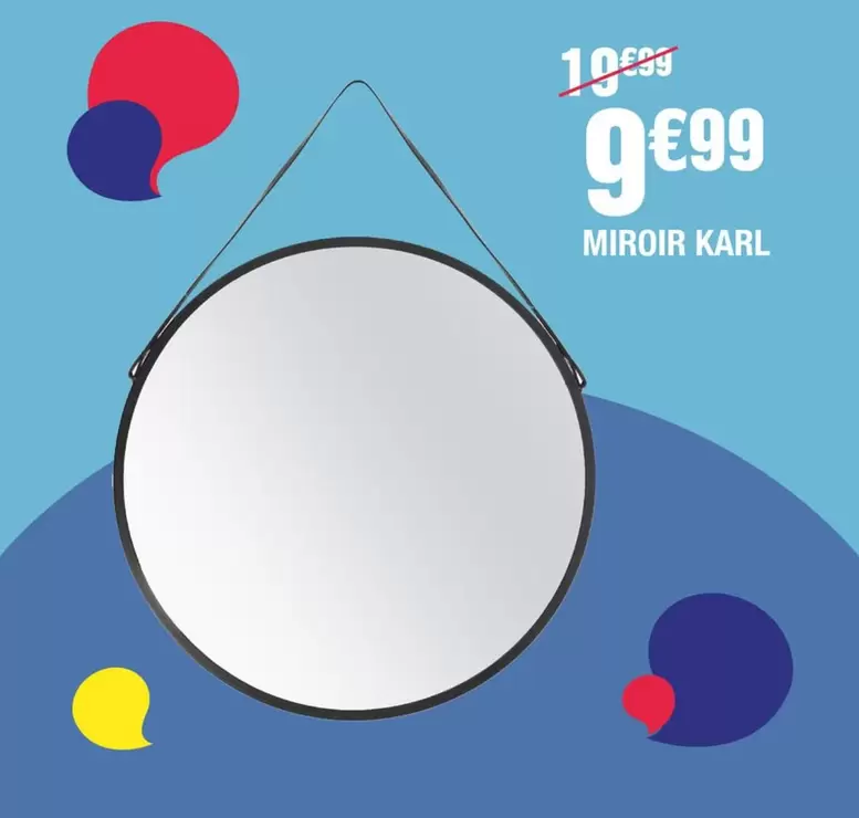 Miroir Karl offre à 9,99€ sur La Foir'Fouille