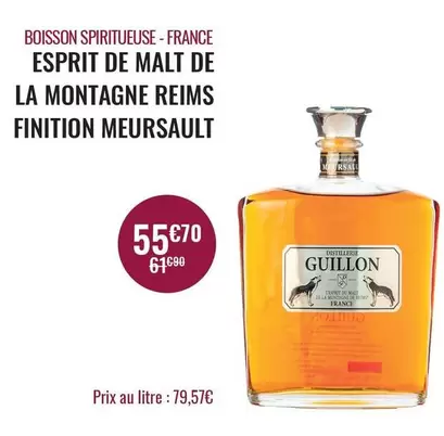 Esprit De Malt De La Montagne Reims - Finition Meursault offre à 55,7€ sur Nicolas