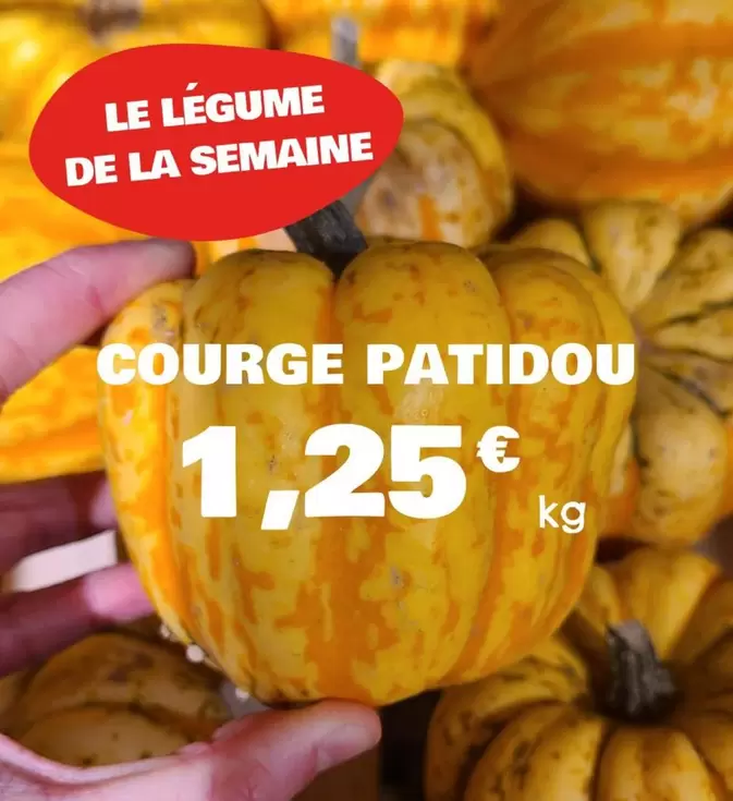 Courge Patidou offre à 1,25€ sur Nous anti gaspi