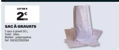Sac À Gravats offre à 2,99€ sur Brico Dépôt
