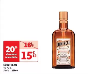 Cointreau - offre à 15,12€ sur Auchan Hypermarché