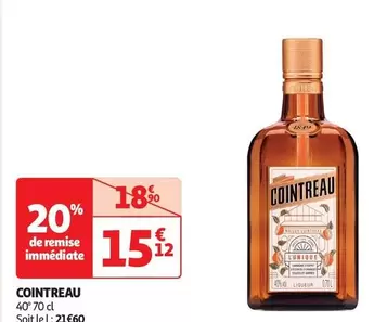 Cointreau - offre à 15,12€ sur Auchan Hypermarché