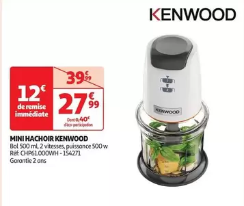 Kenwood - Mini Hachoir offre à 27,99€ sur Auchan Hypermarché