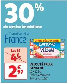 Danone - Velouté Fruix offre à 2,97€ sur Auchan Supermarché