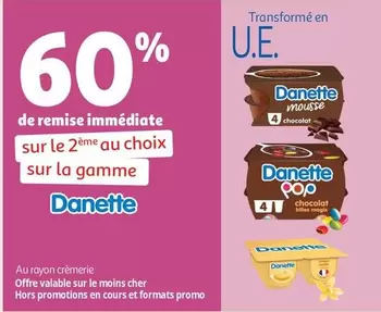 Danone - Sur La Gamme Danette offre sur Auchan Supermarché