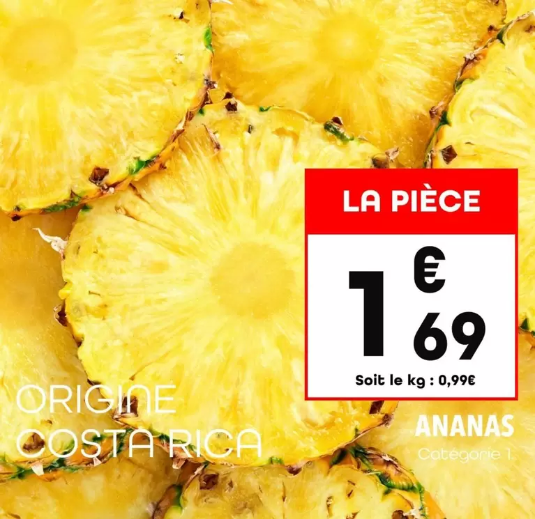 Costa - Ananas offre à 1,69€ sur Supeco