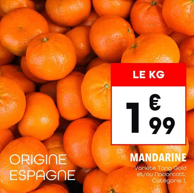 Tang - Mandarine offre à 1,99€ sur Supeco