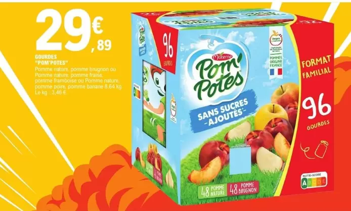 Pom'potes - Gourdes  offre à 29,89€ sur E.Leclerc Express