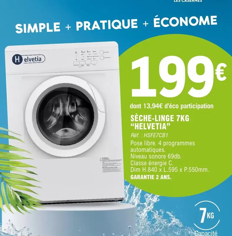 Dim - Seche-linge 7kg offre à 199€ sur E.Leclerc