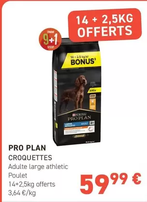 Purina - Pro Plan Croquettes offre à 59,99€ sur Tom&Co