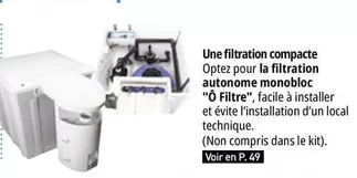 Un Filtration Compatite offre sur Irrijardin