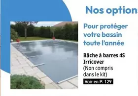 Bâche À Barres 4s Irricover offre sur Irrijardin