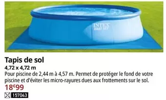 Intex - Tapis De Sol offre à 18,99€ sur Irrijardin