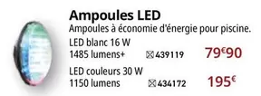 Ampoules Led offre à 79,9€ sur Irrijardin