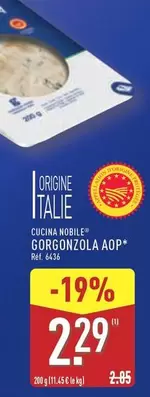 Cucina Nobile - Cuchina Mobile Gorgonzola AOP offre à 2,29€ sur Aldi