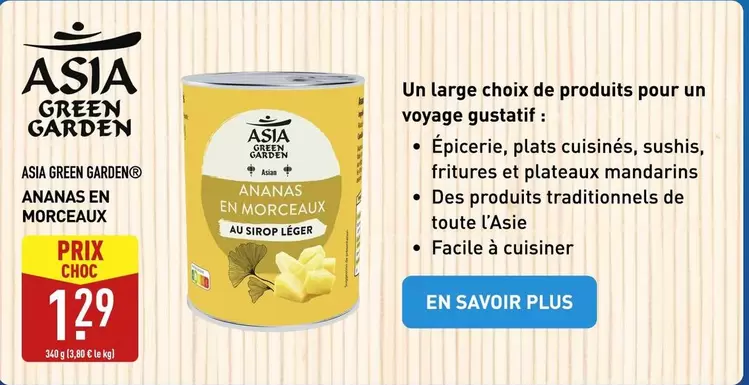 Facile - Ananas En Morceaux offre à 1,29€ sur Aldi