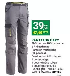 Pantalon Cary offre à 39,5€ sur Gamm vert