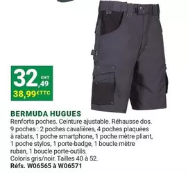 Bermuda Hugues offre à 32,49€ sur Gamm vert