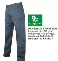 Pantalon Brico Scie offre à 10,99€ sur Gamm vert