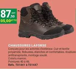 Chaussures Laforse offre à 87,5€ sur Gamm vert