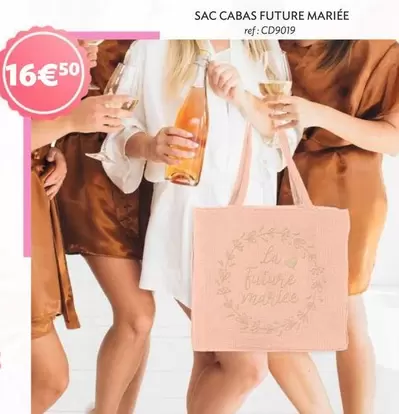Sac Cabas Future Mariée offre à 16,5€ sur Jour de Fête