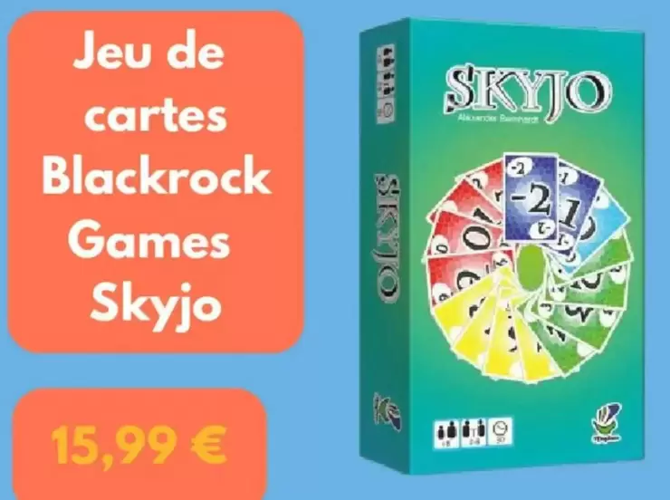 Blackrock - Jeu De Cartes Games Skyjo  offre à 15,99€ sur Fnac