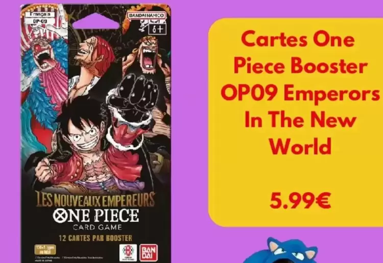 Cartes One Piece Booster  offre à 5,99€ sur King Jouet