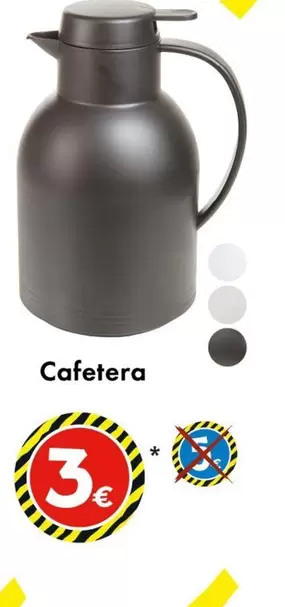 Cafetera offre à 3€ sur TEDi