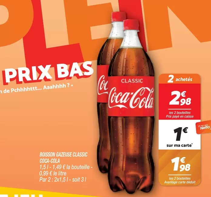 Netto - Classic offre à 1,98€ sur Netto