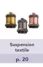 Suspension Textile offre sur Yesss Electrique