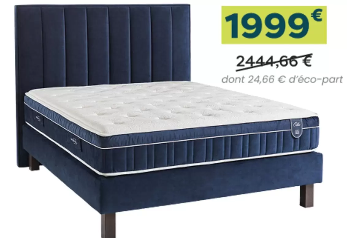  Dont 24,66 € D'éco-part offre à 1999€ sur France Literie