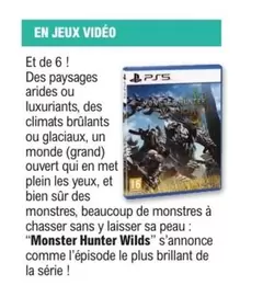 Bien - Monster Hunter Wilds' offre sur E.Leclerc Espace Culturel