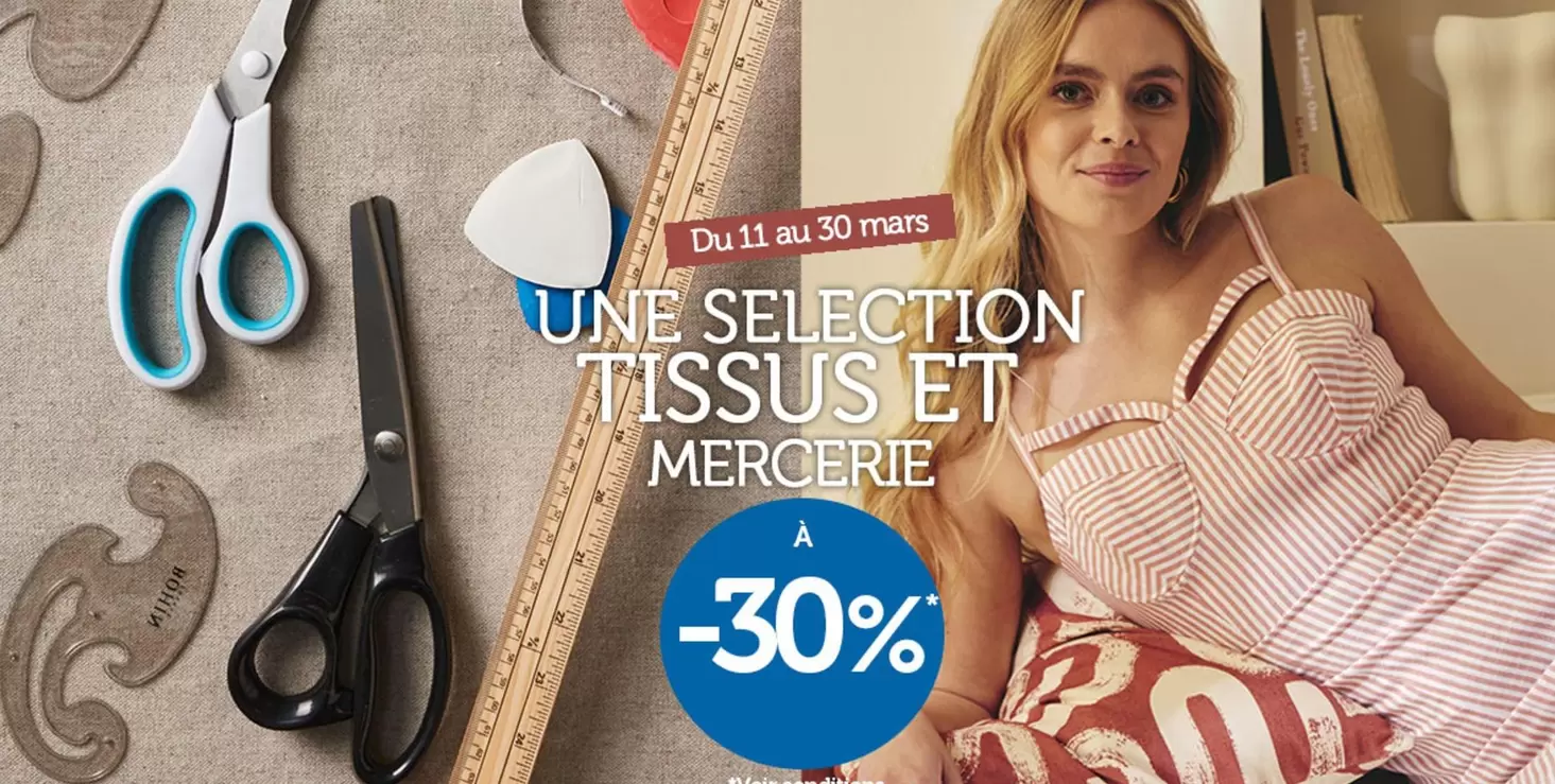 Une Sélection Missus Et Mercerie offre sur Mondial Tissus