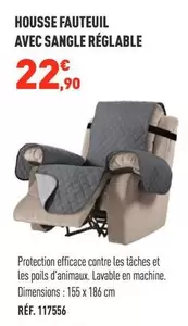 Housse Fauteuil Avec Sangle Réglable offre à 22,9€ sur Bastide