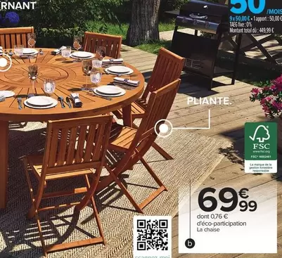 Total - Le Plaite offre à 69,99€ sur Carrefour Express