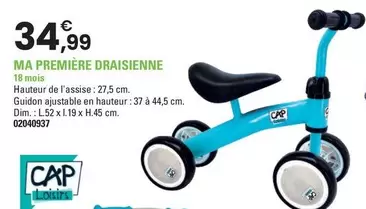 Cap Loisirs - Ma Premiere Draisienne offre à 34,99€ sur JouéClub